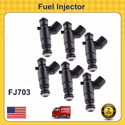 6Pcs Fuel Injector For 05-08 Buick Allure LaCrosse & 04-06 Cadillac CTS SRX 3.6L • $44.61