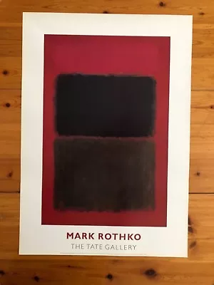 Mark Rothko'light Red Over Black 1957' Authentic 1993 Tate Gallery Art Print • $169.99