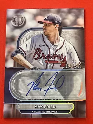 MAX FRIED 2024 TOPPS TRIBUTE BASEBALL AUTOGRAPH BRAVES AUTO On Card # /199 • $19.99