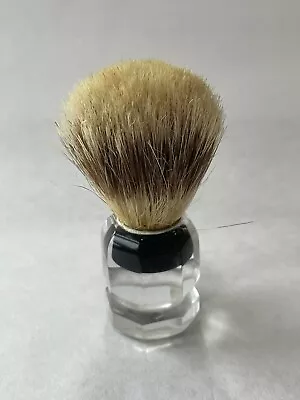 Vintage Made Rite SHAVING BRUSH | Pure Badger Lucite Handle • $13