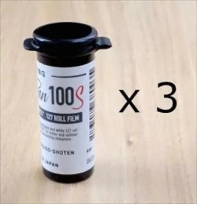 Kawauso-shoten Best Size Black And White Film [ ReraPan 100 S-127size ] 3set • £81.10