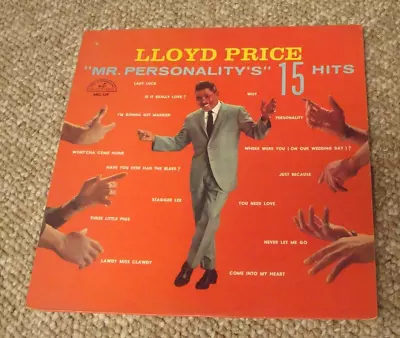 Lloyd Price  Mr. Personality's  15 Hits.  ABC 324 Vinyl LP Record • $9.99