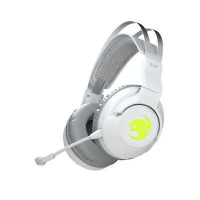 Roccat Elo 7.1 Air Wireless Surround Sound RGB PC Gaming Headset - White • £49.99