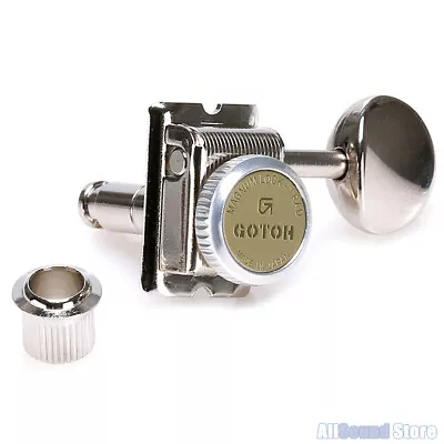 GOTOH SD91-MGT-05M Magnum Lock Trad Vintage Locking Tuners For Strat Tele NICKEL • $89.99