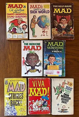 Lot Of 8 Vintage Mad Magazine Digests (1955-1979) • $23