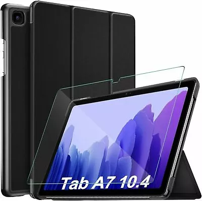 For Samsung Galaxy Tab A7 10.4 (2020) Smart Tablet Case Cover & Tempered Glass  • £7.99