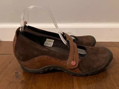 Merrell J46498 Mary Jane Comfort Shoes Plaza Bandeau Espresso Brown -Women's 8.5 • $34.99