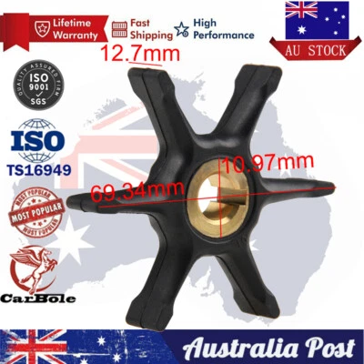 $14.89 • Buy Water Pump Impeller For Evinrude Johnson 2-Stroke 3/4/5/6/7.5 HP Outboard Motors