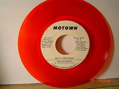  MICHAEL JACKSON The Jackson Five45  Red Waxget It Together VG++EX Soul DJ  • $33.58