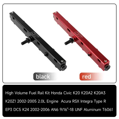 High Volume Fuel Rail Kit For Acura RSX Type-S Honda Civic K20 K24 2.0/2.4L BK • $81.83