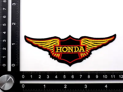 HONDA EMBROIDERED PATCH IRON/SEW ON ~4-3/8 X 1-1/2  WINGS SHADOW REBEL MAGNA VTX • $6.99