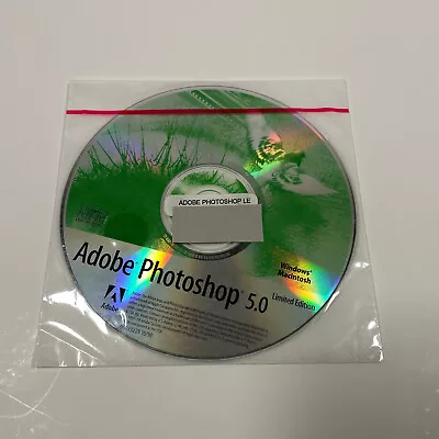 Adobe Photoshop 5.0 Limited Edition Sealed 1998 NEW • $34.95