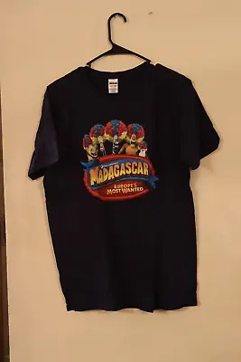 Madagascar Europe's Most Wanted Movie Promo Shirt (Black) (Large) (Never Worn) • $20