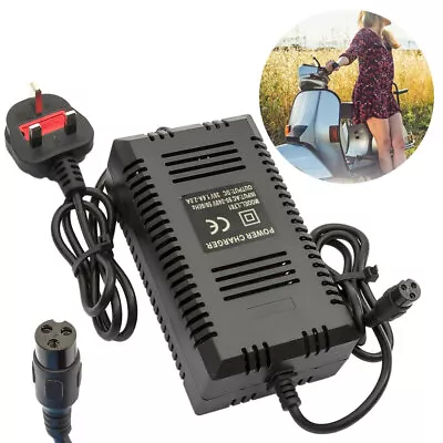 36v 1.5 / 1-6 Amp Lead Acid Battery Charger Razor 36 Volt Electric Bikes Bicycle • £14.45