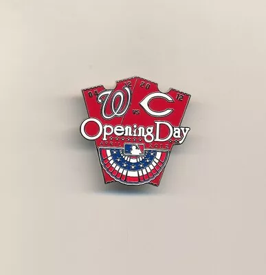 2012 Washington Nationals Opening Day Vs Reds MLB Baseball Pin • $7.79