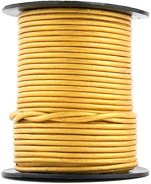 Xsotica® Metallic Shades Round Leather Cord 1.5mm   • $4.30