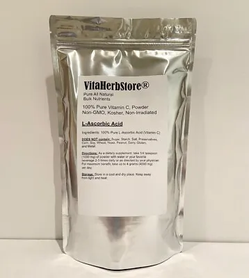 1000g (2.2 Lb) PURE Ascorbic Acid Vitamin C Powder USP NonGMO Non-irradiated • $17.99