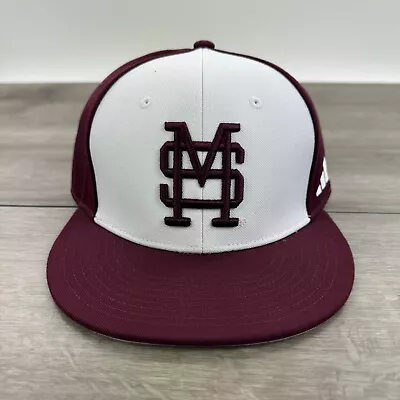 Mississippi State Fitted Hat Adidas 7 1/2 Baseball Cap NWT • $37.99