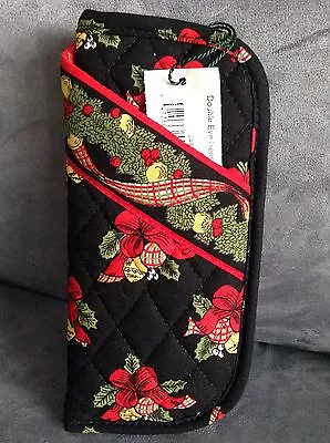 Vera Bradley Hens N Holly Double Soft Eyeglass Case - Brand New With Tags • $59.99