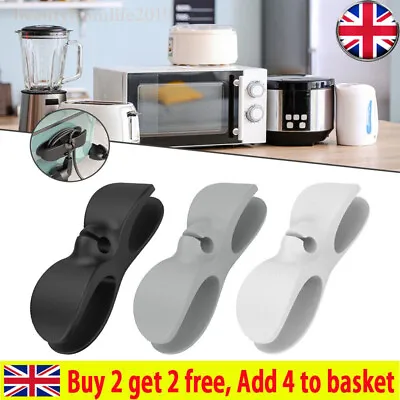 £3.59 • Buy Silicone Cord Wrapper Organizer Clip Holder Cables Winder For Kitchen Appliance