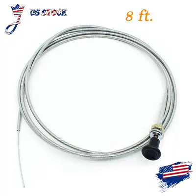 8ft. Universal Control Push Pull Throttle Choke Cable For 60122 Tractor Mower • $10.99