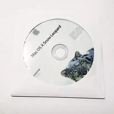 Mac OS X Snow Leopard DVD-ROM OSX 10.6 Install DVD OS X 10.6 Installation Disc • $16.46