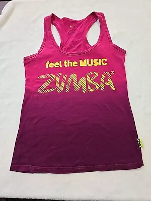 Zumba Fitness Women’s Size M Tank-Top Zumba Instructor Graphics Activewear • £13.29