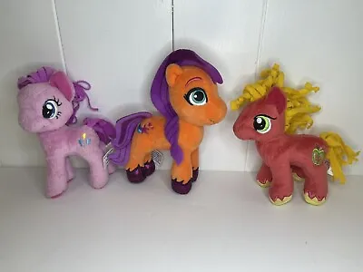 My Little Pony Mini Plush Lot Apple Jack Pinkie Pie Sunny Starscout • $17