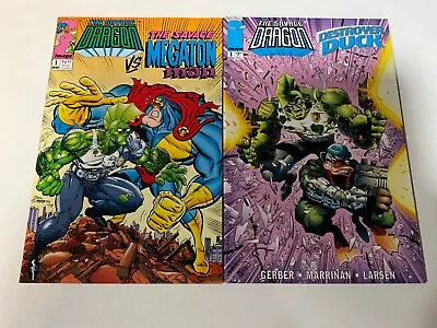 Savage Dragon / Destroyer Duck#1 & Vs Megaton Man#1 (image/0124464) Set Lot Of 2 • $11.21