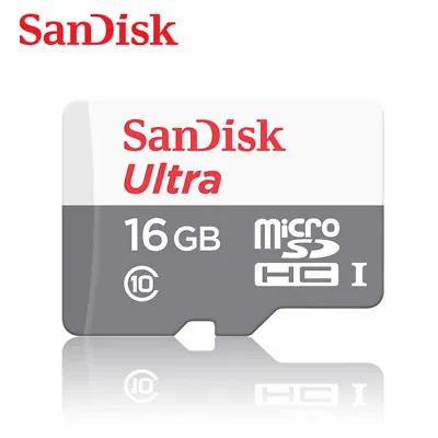 SanDisk Ultra New 16GB 16G Micro SD Micro SDHC Flash Memory Card 80MB/s* Class10 • $5.29