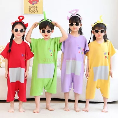 AU STORE Teletubbies Cosplay Costume Kids Pajamas Sleepwear Outfit Bookweek Suit • $15.66