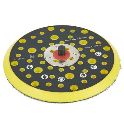 6  150mm Replacement Polish Sanding Backing Pad 54 Holes For Mirka CEROS DEROS • £21.99
