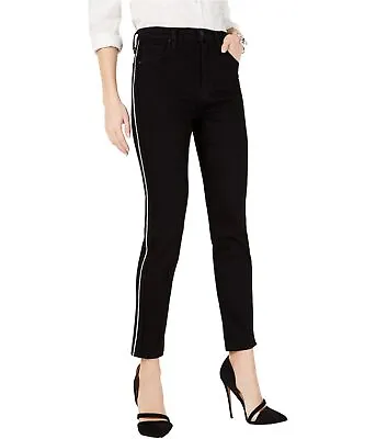 Hudson Womens Metallic Stripe Skinny Fit Jeans • £148.45