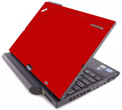 RED Vinyl Lid Skin Cover Decal Fits IBM Lenovo ThinkPad X220T X230T Laptop • $9.99