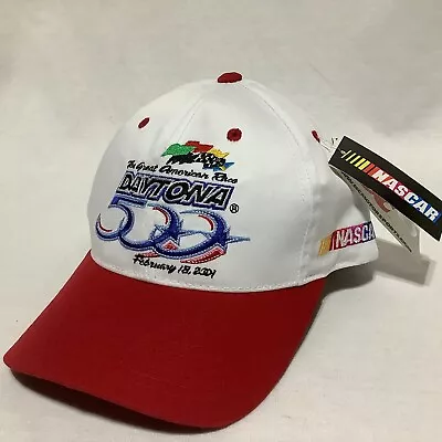Vintage NASCAR 2001 Daytona 500 SnapBack Hat New W Tags Checkered Flag Sports • $25