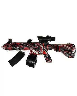 Automatic M416 Toy Gun Electric Splatter Blaster With Attachments  • $50