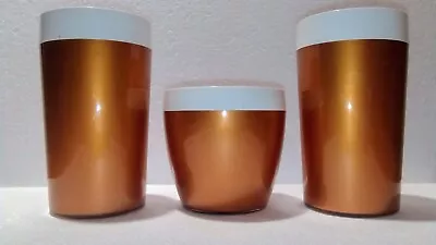 Vintage NFC Copper Two(2) 8 Oz & One(1) 6 Oz. Mid Century Thermal Tumblers • $7.50