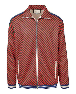Gucci Mens Diagonal Stripe Track Jacket • $437.99