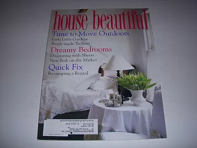 HOUSE BEAUTIFUL Magazine June 1996 DREAMY BEDROOMS CHURCHES OF BAVARIA! • $14.99