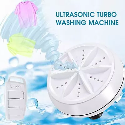 2 In 1 Portable Mini Ultrasonic Washing Machine • $25.97