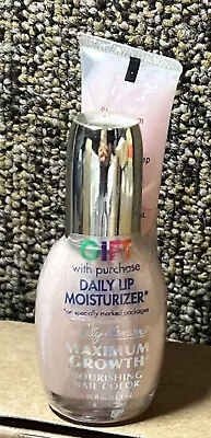 Sally Hansen Maximum Growth Nail Color + Daily Lip Moisturizer ~ Blush Charm • $9.99