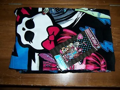 NWT Monster High Total Recharge Beach Towel 28  X 58  100% Cotton • $29.99