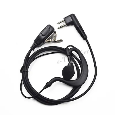 2 Pin Earpiece Headset Mic PTT For Motorola Portable Radio EP450 CLS1410 CLS1450 • $3.27