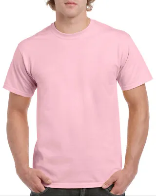 Mens Plain T-Shirt / Gildan Heavy Cotton Tee / New Value Blank T Shirt • £3.12