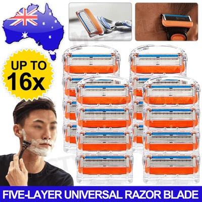 $5.95 • Buy Replacement Fusion Razor Blades Shaving 5 Blades Trimmer Refill AU Stock