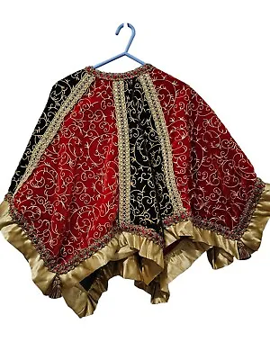 Renaissance Velvet Shrug Cloak Shawl Cape Tippet Cardigan Coat Jacket Cosplay  • $125