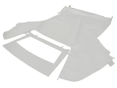 Ford Mustang 1964-66 Convertible Soft Top & Plastic Window White Vinyl • $281.06