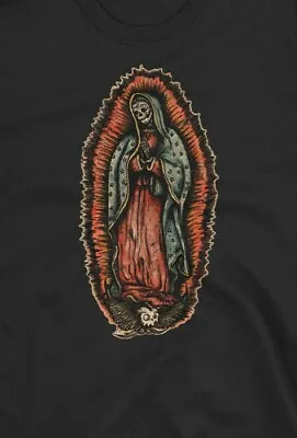 Day Of The Dead Our Lady Of Guadalupe Short-Sleeve T-Shirt Dia De Los Muertos NR • $18