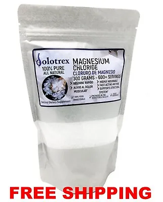 Cloruro De Magnesio 100% PURE Magnesium Chloride 300g Over 600 Servings 0.66 LBS • $13.98