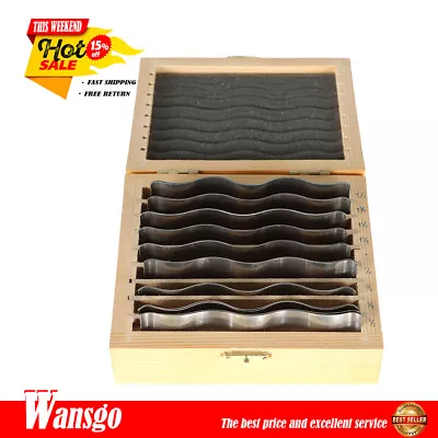 18 Pcs 9 Pair Precise 1/8  Wavy Steel Parallel Parallels.0002  Hardened Set • $34.99